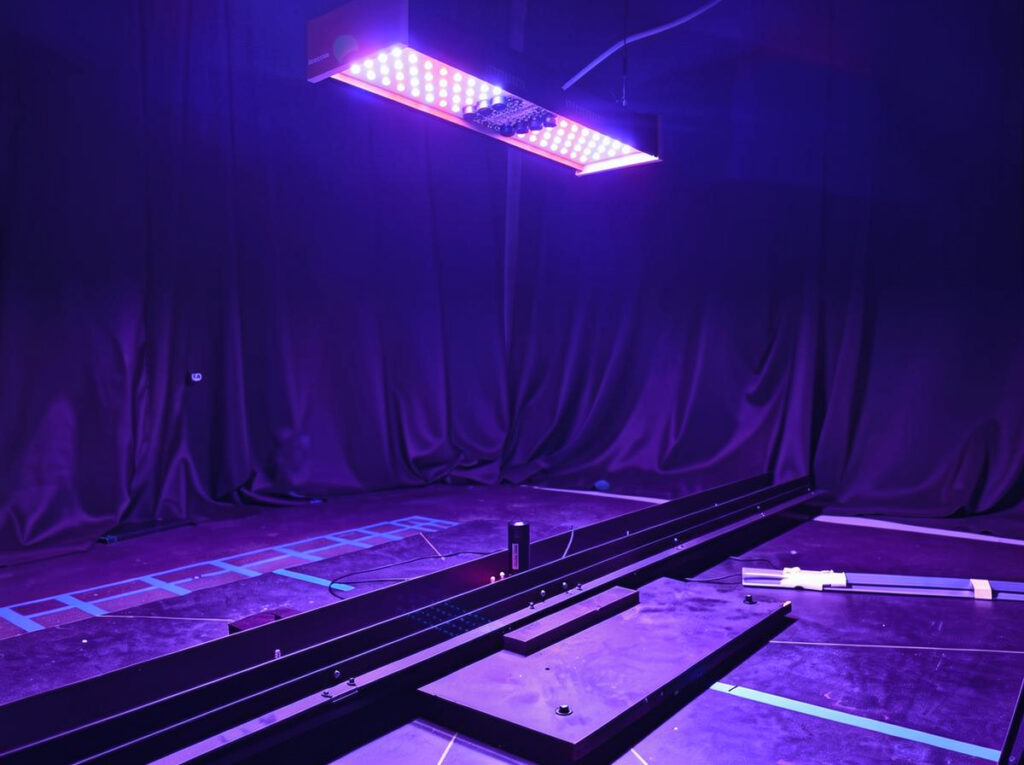 Light in Testing Chamber